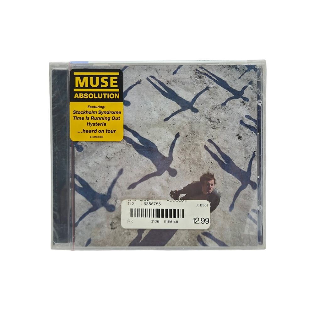 Muse Absolution CD 2003 Factory Sealed Original Hype Sticker Case Cracks